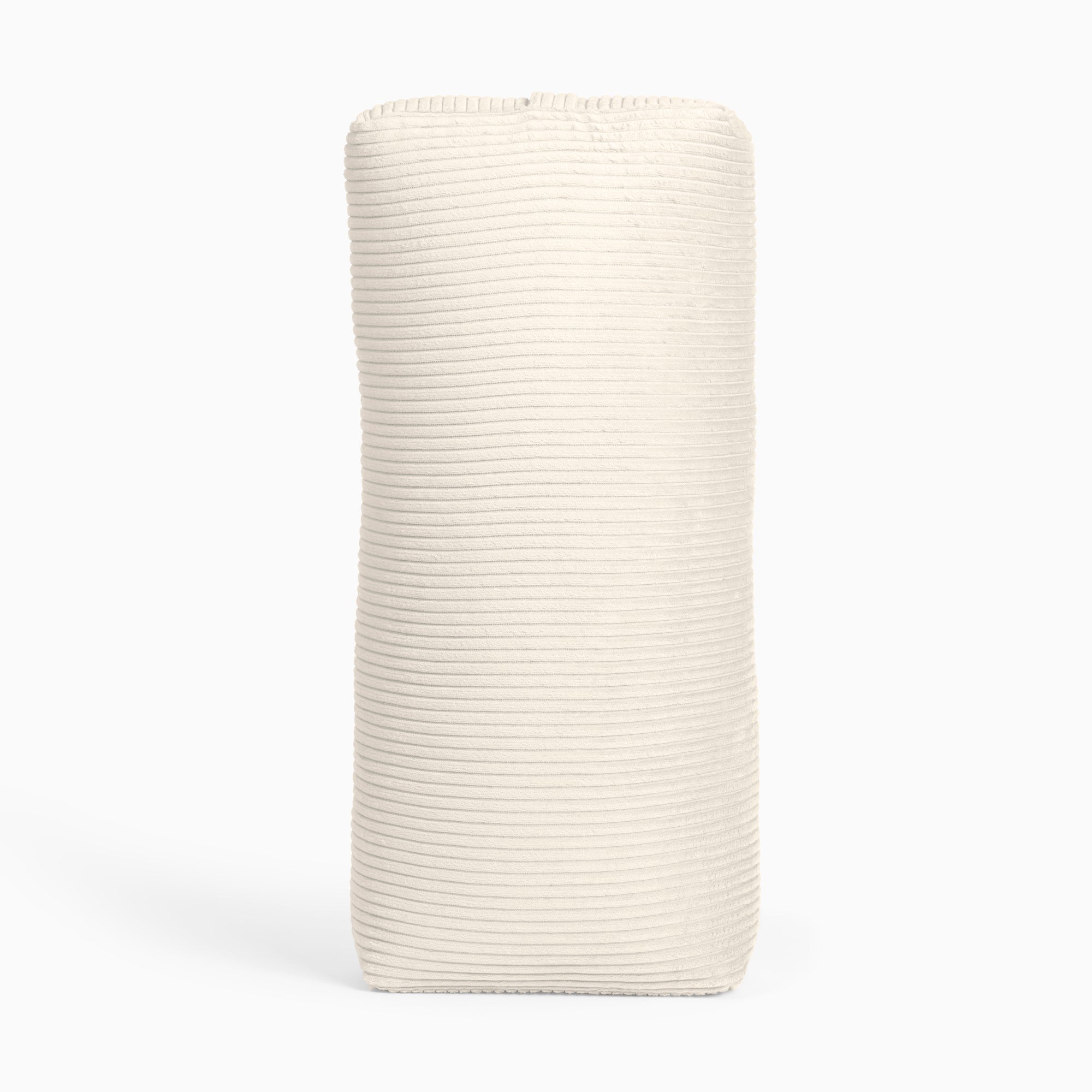 Halfmoon Corduroy Rectangular Bolster Birch upright